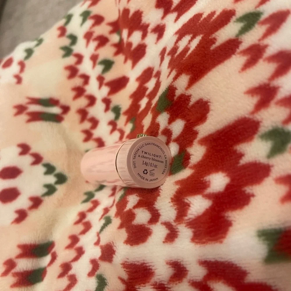 Tatcha Twilight Cherry Blossom Lipstick NEW Full Sized Tube Rare Discontinued